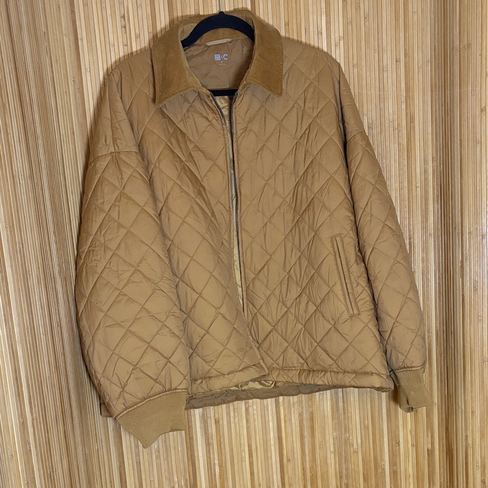 Uniqlo C Collection Men’s Lightweight Quilted Tan Jacket